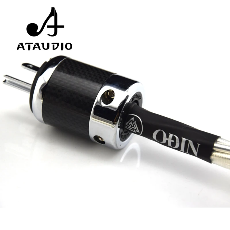Кабель питания ATAUDIO с посеребренным Hi Fi Odin высокочастотный сверхмощный сердечник