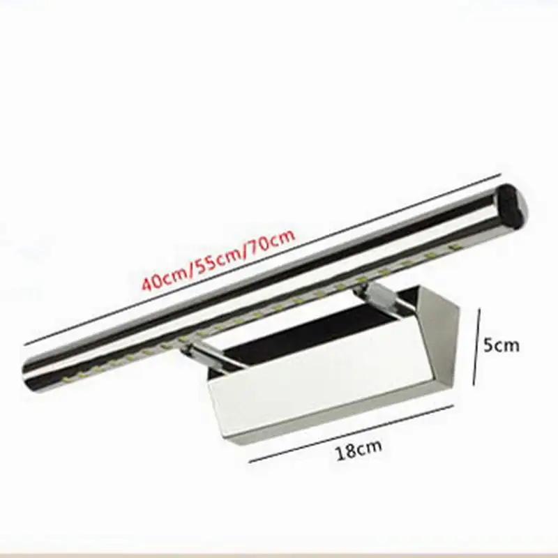 الحديثة للماء مرآة ضوء الجدار مصباح إضاءة الحمام الغرور الفاخرة الصمام 220 فولت/110 فولت 5 واط بارد أضواء بيضاء للمنزل داخلي غرفة