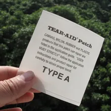 1 шт., слеза 7,5 см* 7,6 см, прозрачная DIY клейкая пленка для ремонта палатки, клейкая лента для ремонта рюкзаков, водонепроницаемая Рипстоп