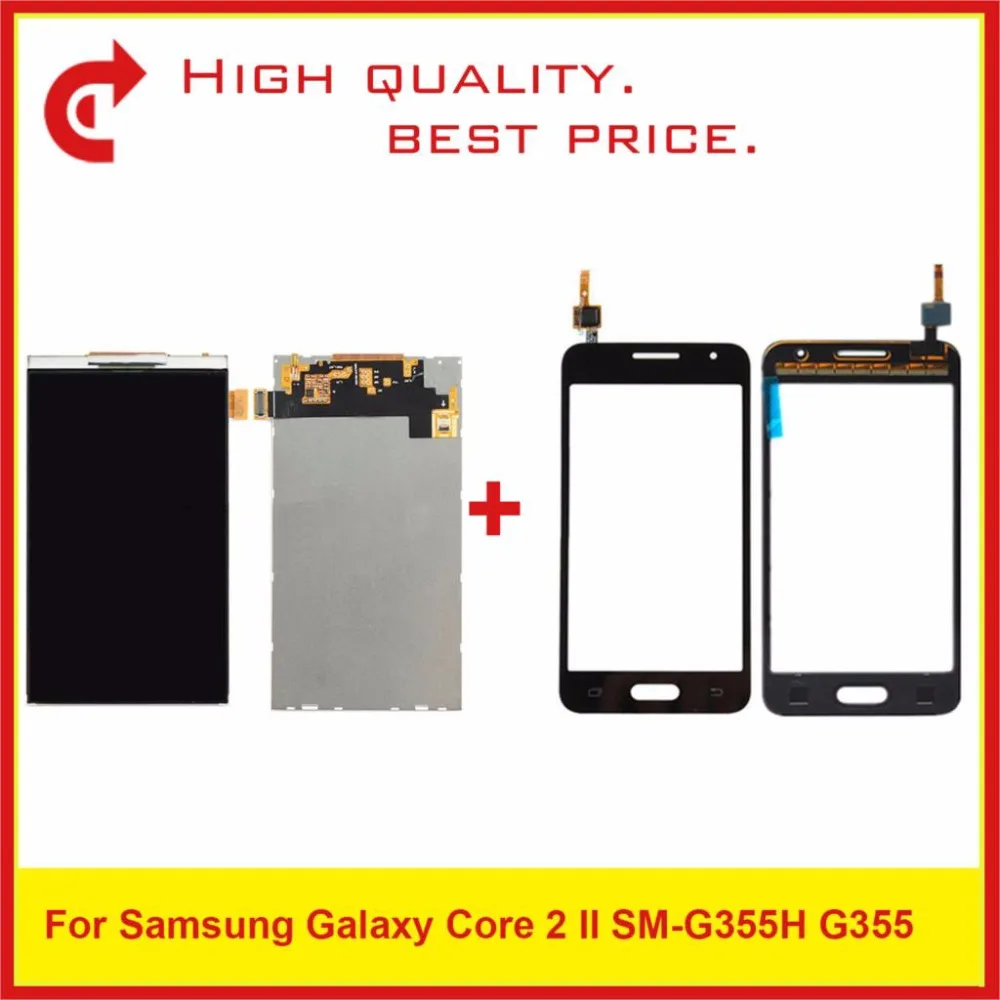 ЖК-дисплей с дигитайзером сенсорной панели для Samsung DUOS Core 2 4 5 дюйма G355M G355H G355