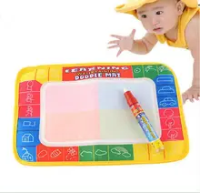 Fashion Cute Baby Childrens Toddler Kids Toys Water Scrawl Mat Drawing Painting Magic Pen Drawing Toys