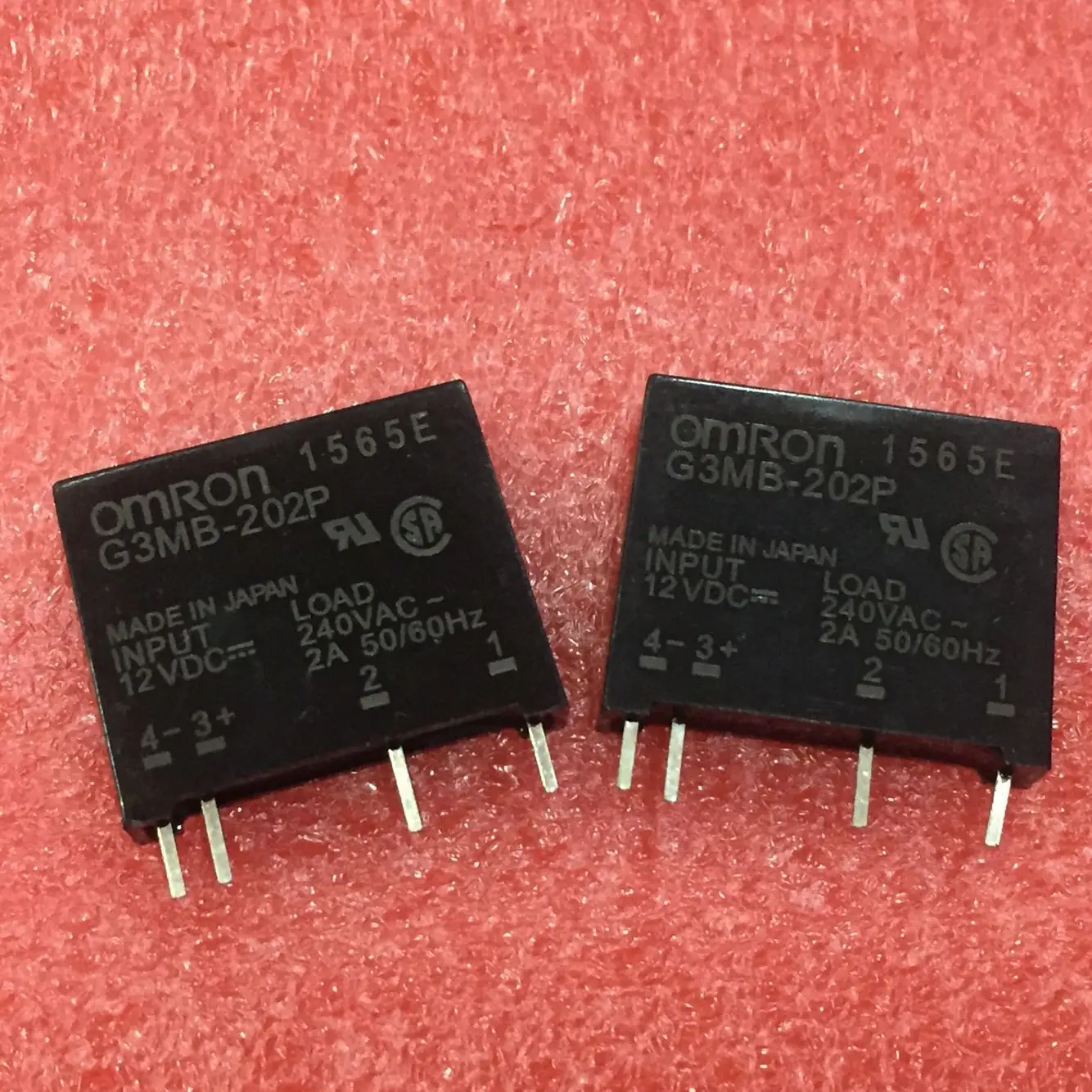Solid State Relays G3MB202P5VDC DCAC PCB SSR In 5V DC Out 240V AC 2A