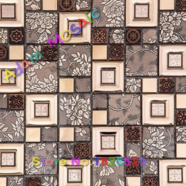Aliexpress.com : buy modern flower mosaic tile kitchen backsplash ...
