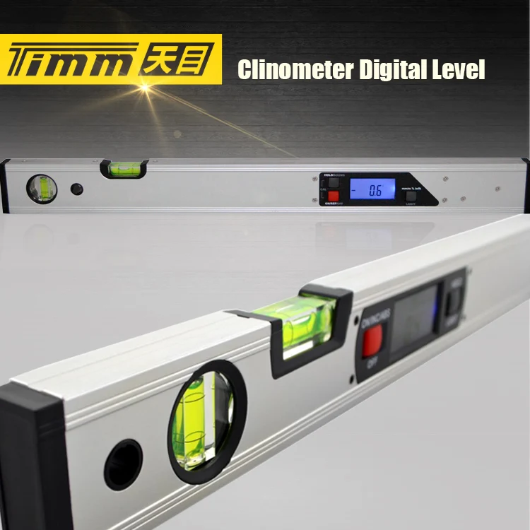 Aluminum Angle Slope Finder Vertical+Horizontal Digital Display 16