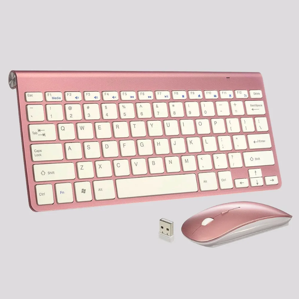 2 4G мини клавиатура и мышь набор для портативной клавиатуры Mac ноутбука ТВ