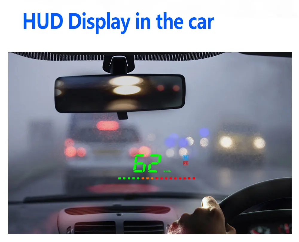 Совместим со всеми автомобильными скоростными проекторами gps цифровой автомобильный скоростной метр A2 Электроника дисплей Авто HUD лобовое стекло проектор