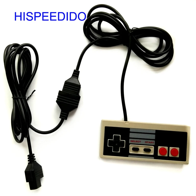 Hispeedido 50 компл./лот новая Замена для nintendo NES контроллер+ кабель-удлинитель для nes консоли