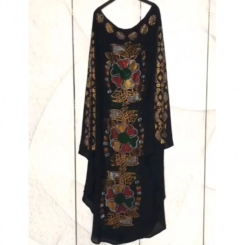 

African Dresses For Women Autumn Dashiki Diamond African Clothes Bazin Broder Riche Sexy Slim Robe Evening Long Dress