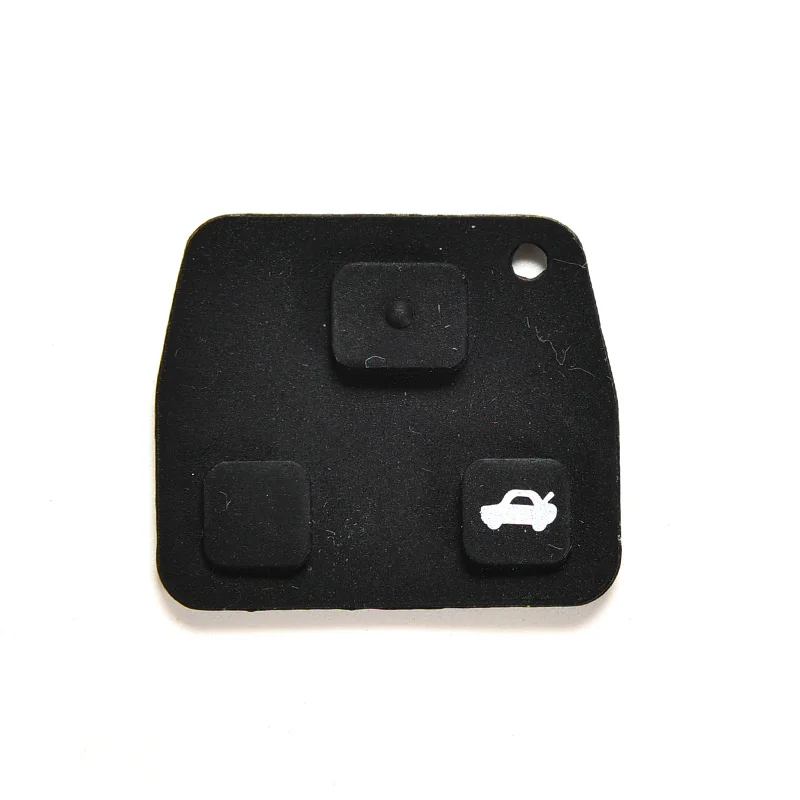 

Rubber Key Pad 3 Buttons Car Remote Key Cases Rubber Pads For Toyota Avensis Corolla Lexus Rav4 Hot Sale