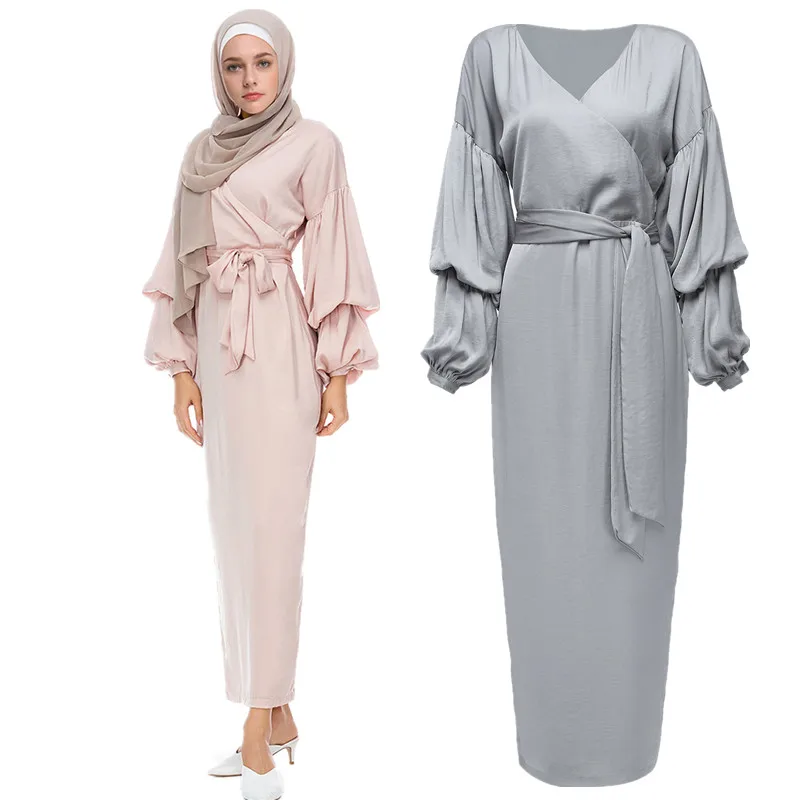 Abaya Maxikleid Kaftan Djelaba Jellabiya Jellaba Djelaba Samtkleid Winterkleid