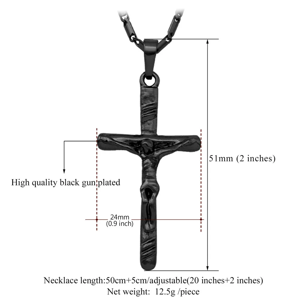 Женское и мужское ожерелье с подвеской крестом|christ pendant|cross silver chainnecklace necklace |