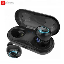 KOBWA Q18 СПЦ Беспроводной Bluetooth наушники гарнитуры HiFi бас наушники с микрофоном зарядки коробка Наушники для смартфонов