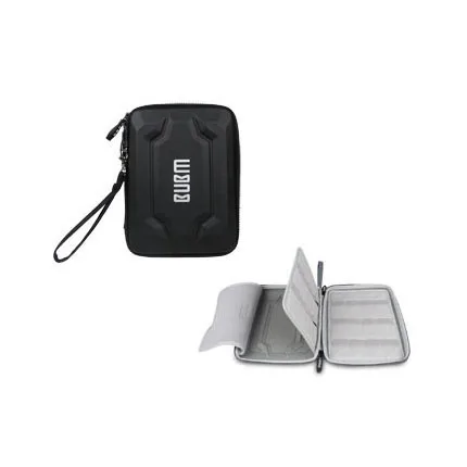 

BUBM tablet digital receiving bag storage organizer case EVA Black