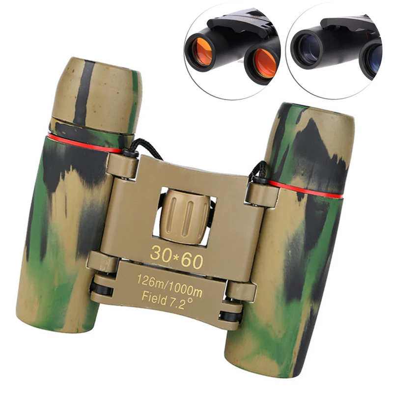 

2018 New 30X60 Zoom Mini Binoculars Telescope Folding Vision 126m/1000m Hunting Folding Binoculars Telescope