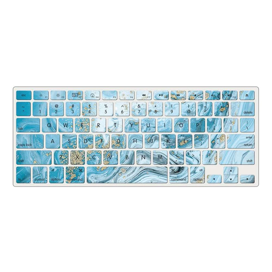 Чехол для ноутбука с американской клавиатурой для MacBook, новинка 13 Pro Air retina 11 13,3 15,4 дюймов, чехол с мраморным покрытием