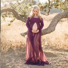 Fashion font b Maternity b font Photography Props Fancy font b Maternity b font Dresses Pregnant