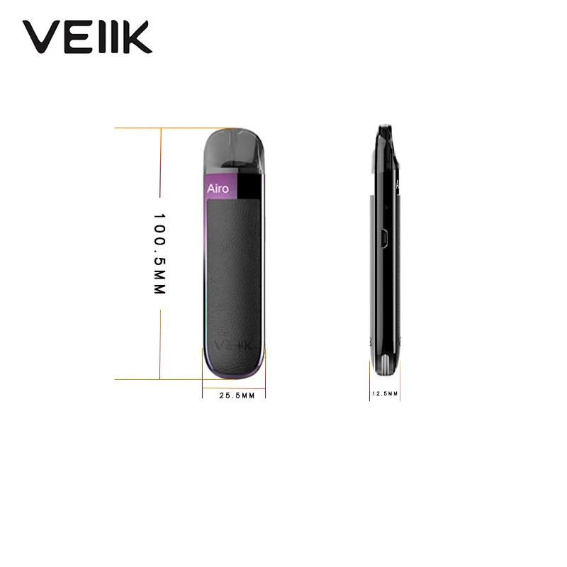 2 шт./партия VEIIK Airo Pod Vape стартовый комплект 360 мАч портативный мл Емкость Ом