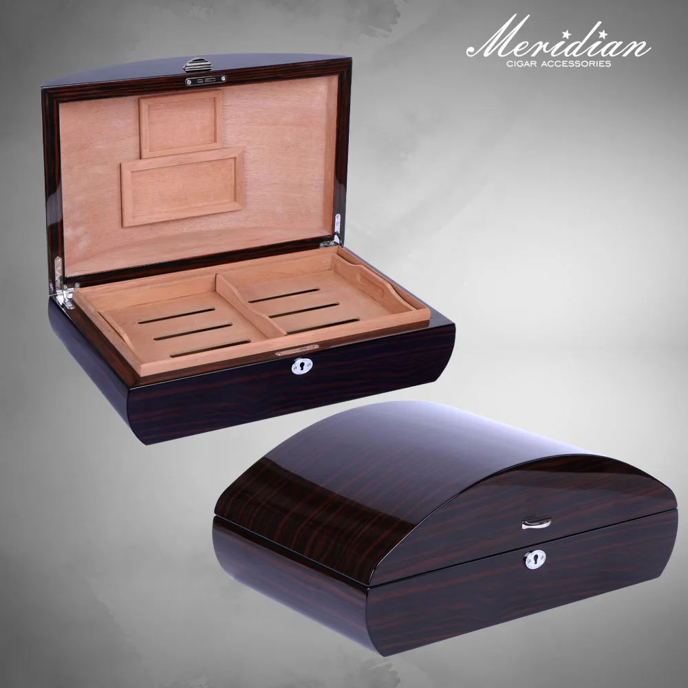 DELUXE Cohiba humidors 75100ct cigars Humidor with Ebony venner Piano