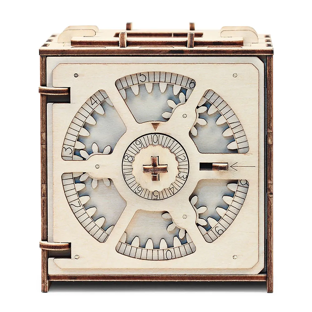 Коробочка для хранения кода Cipher 3D пазлы механическая деревянная модель
