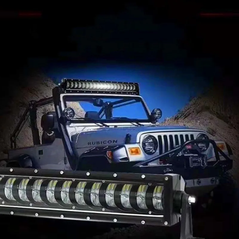 

Hot 12V24V Single Row 10" 17" 24" 32" 42" 50" 52" offroad Led Work Light Bar 4X4 4WD Truck Double Beam LED car Bar Lights