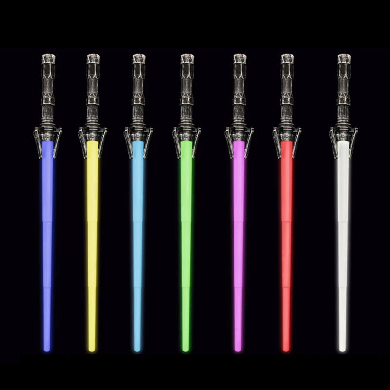 

2PCS Light Sword Toy Children Fighting Seven Colors Flashing Sword Tensile Model And Fixed Model With A Super Cool DIY Handle