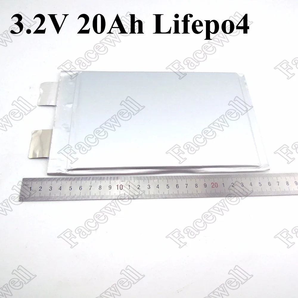 6 шт. бренд lifepo4 3 2 в 20 Ач Высокая разрядка 60A ячейка 10 для силовой ячейки diy pack 12 24 36 В