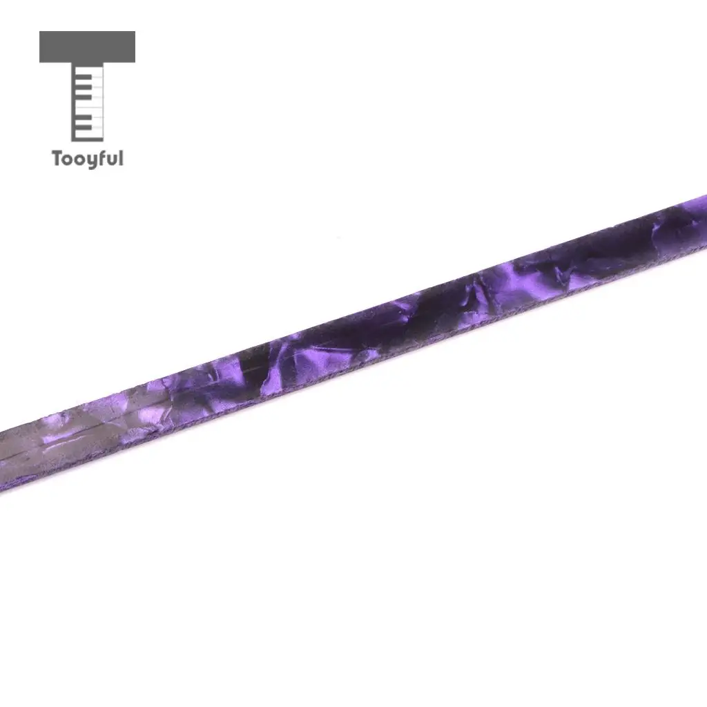 Tooyful Purple Celluloid Guitar Binding Purfling Strip for Luthiers 1620x6x1.5mm