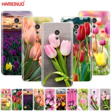 Tulipany kwiat wiosna pole czerwony różowy żółty fioletowy etui na telefon do Meizu M6 M5 M5S M2 M3 M3S MX4 MX5 MX6 PRO 6 5 U10 U20 note plus(China)