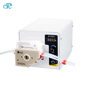 

High precision low pulse vial filling peristaltic pump
