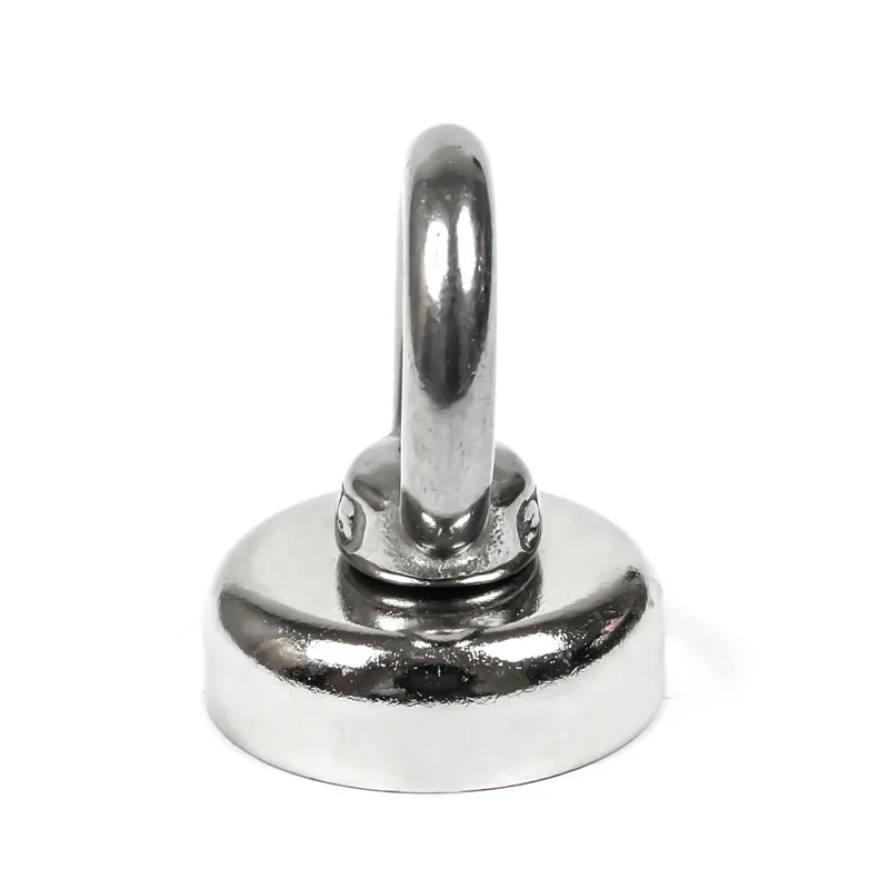 U-JOVAN диаметр 25 мм серебро Супер рыбалка мощный рым-болт кольцо магниты глубоководные для сильного магнита круговой