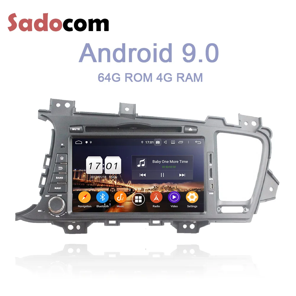 8 &quotDSP ips 2 din TDA7851 Android 9 0 Core 4 Гб ram 64 rom автомобильный dvd плеер RDS Авторадио BT gps для kia K5