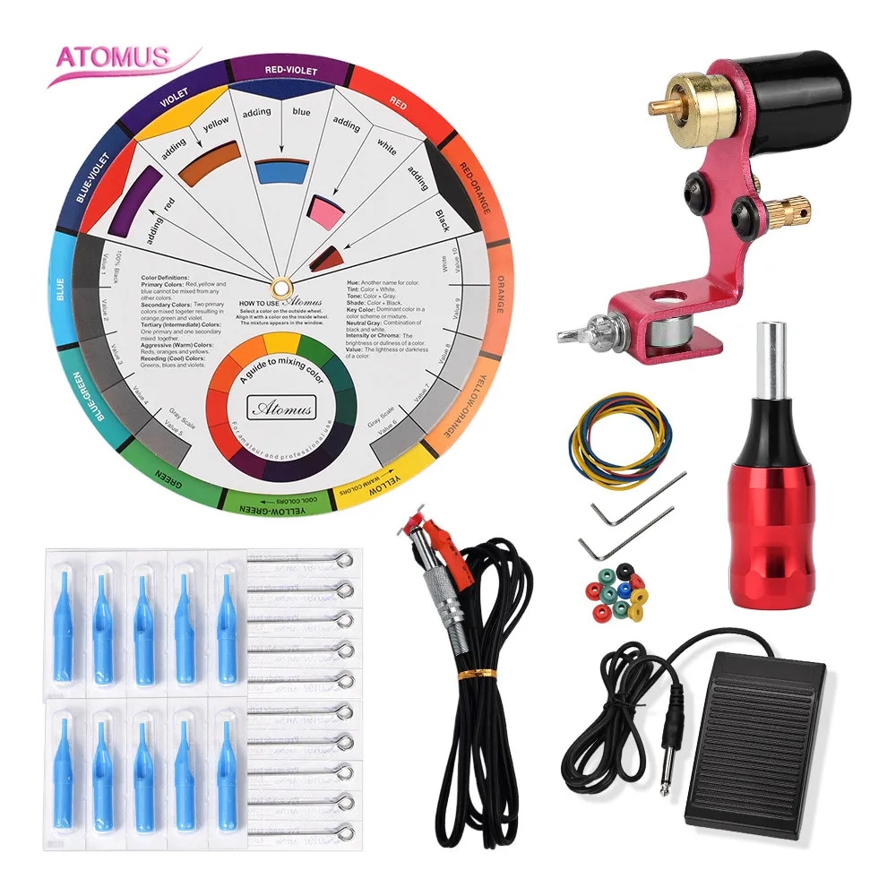 

Tattoo Machine Rotary Kit Machinery Tatoo Profesional Tatto Professional Rotary Starter Tatuage Tattoo Machines Kit Set Rotativa