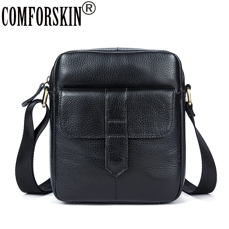 

COMFORSKIN Bolsa Masculina New Arrivals 2018 Genuine Leather Men Messenger Bags European and American Style Male Bags Hot Sales