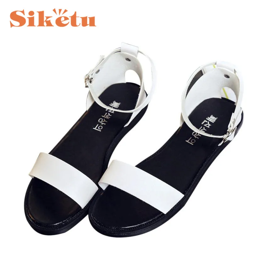 

Siketu Elegance Hot New Summer Sandals Women Flat Fashion Sandals Comfortable Ladies Shoes 17Mar20