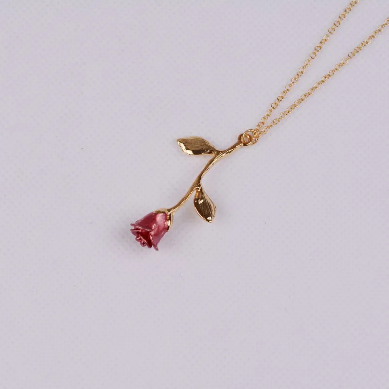 

2019 New Gold Filled Rose Flower Statement Necklace Women Bijoux Femme Collier Charm Maxi Choker Boho Necklace Jewelry JN0987