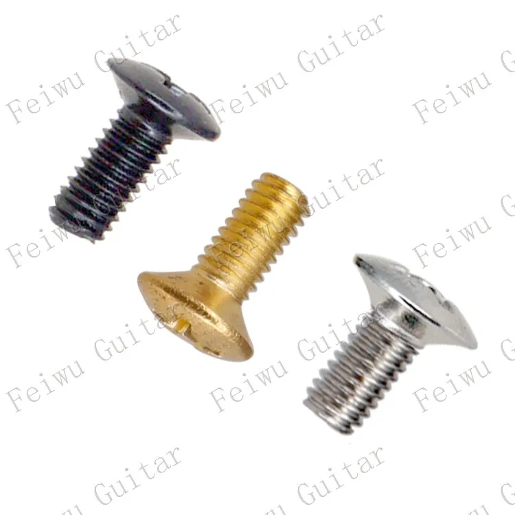 

12 Pcs M3*8mm Guitar Tuning Pegs Key Tuner Machine Heads Gear Mounted Screw 3 Way 5 Way Lever Switches Selector Mounted Screw