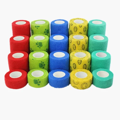 1pcs Elastic Nonwoven Bandage Wrist Finger Wrap Dressing Wound Nail Polish Remover Sports Protection Strap 4 Sizes