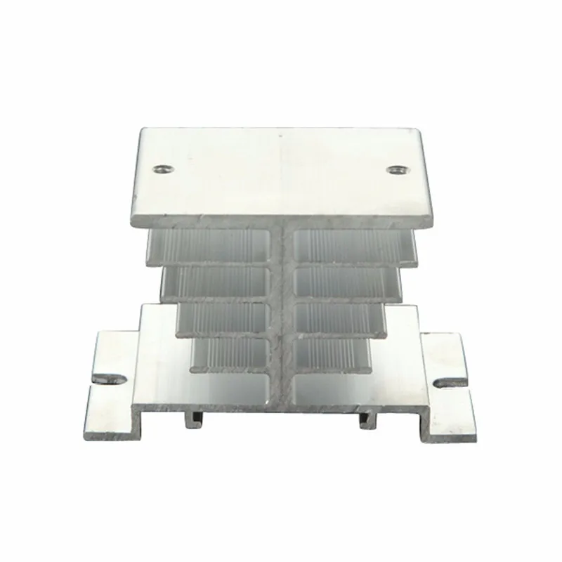 

Single Phase Solid State Relay SSR Small Type Heat Dissipation Cooler Tool Kit Aluminum Alloy Heat Sink Radiator