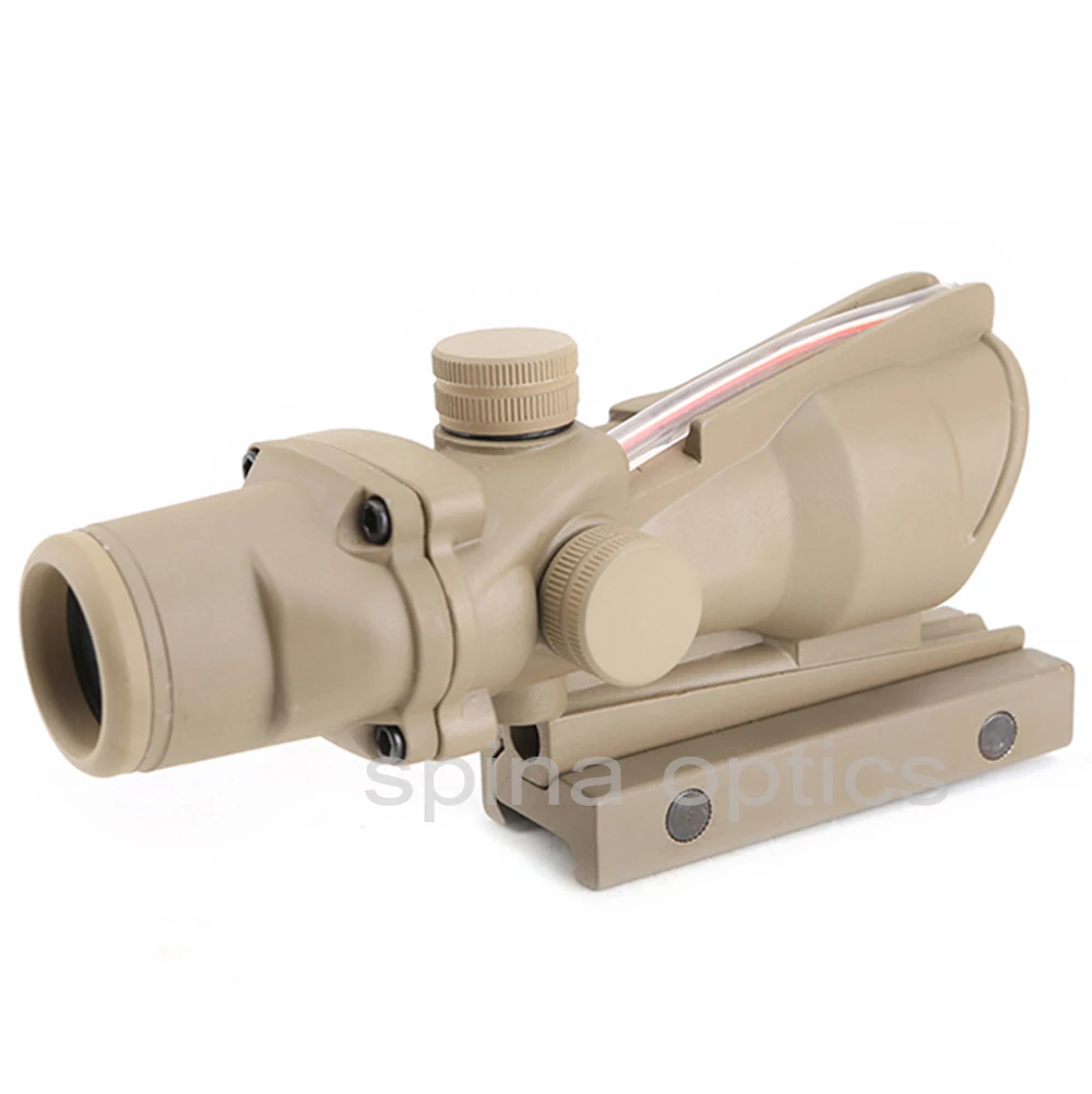 Охотничий Оптический Прицел ACOG 4X32 оптический прицел из настоящего волокна с