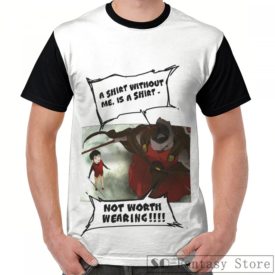 

Fashion Casual print men t shirt women tops tee Rak Tower of God A shirt without me is a shirt not worth wearing Graphic T-Shirt