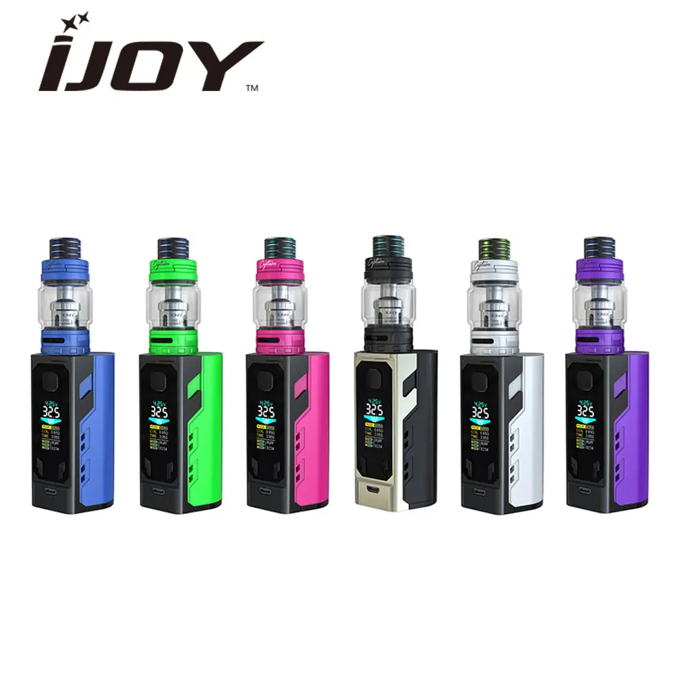 

Clearance 324W IJOY Captain X3 Kit No 20700 Battery with 8ML Captain X3 Subohm Tank & Box MOD E Cigs e cigarettes Vape Kit