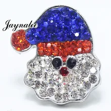 Рождественские Подвески-шармы Санта Клаус 18/20 мм снимки Подвески fit ювелирные украшения Браслеты GS1114015