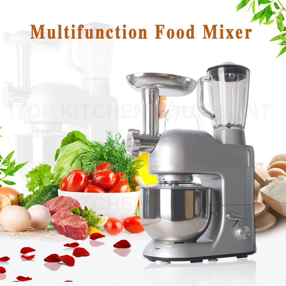 Best ITOP 12 Functions Food Processor Mixer Blender Sausage Stuffer Fruit Juicer Meat Dough Egg Mixers Meat Grinder Chef Machine 1 Best ITOP 12 Functions Food Processor Mixer Blender Sausage Stuffer Fruit Juicer Meat Dough Egg Mixers Meat Grinder Chef Machine 1
