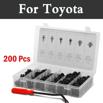 

Car Auto Clips Nail Assortment [200 Pcs] - Fastener Remover Rivet For Toyota Avensis Aygo Belta Blade Brevis Caldina Cami Camry