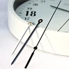 Newest 24 Hour Dial Design 12 Inches Step Metal Frame Modern Fashion Decorative Round Wall clock 4