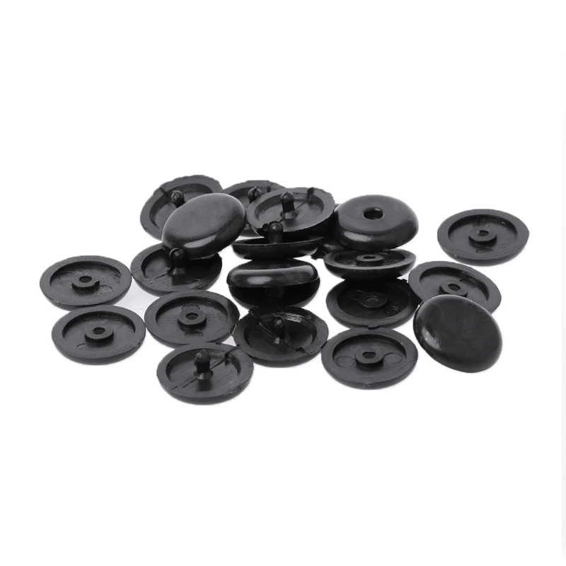 

10 Pcs Seat Belt Buckle Holder Fasteners Clips Stop Button For Ford