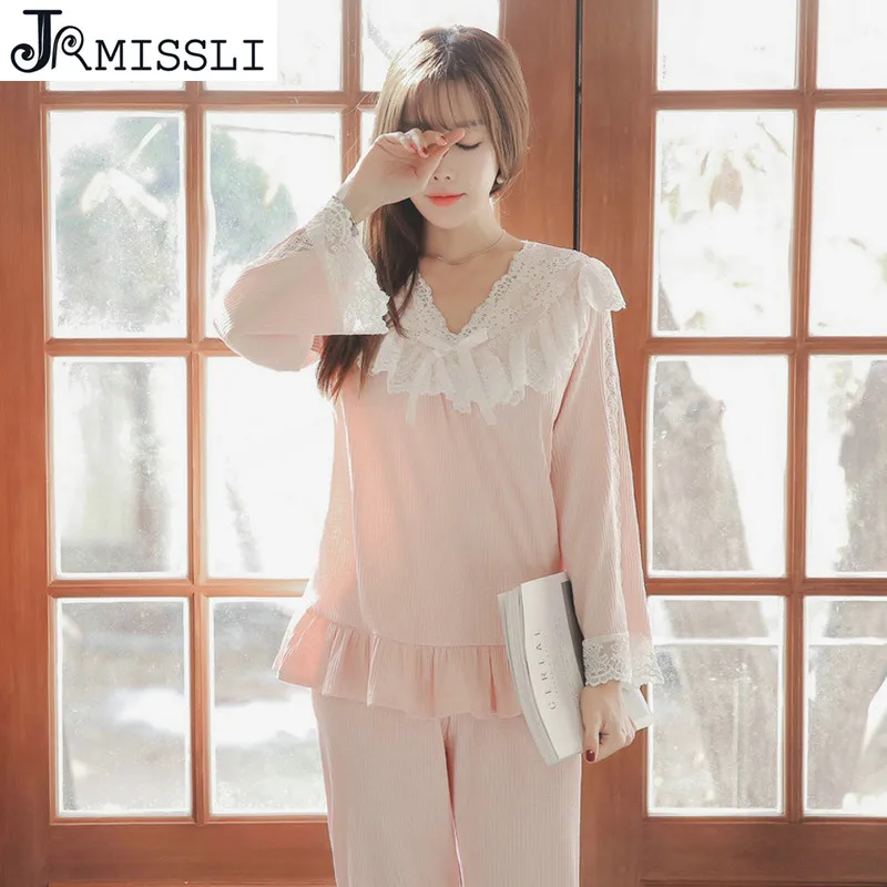 Buy JRMISSLI Royal Princess Pajamas Sweet Lace Long