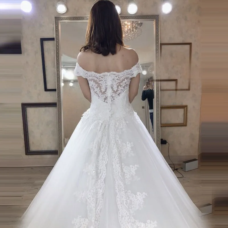 Vinca Sunny Lace бальное платье свадебное платье с открытыми плечами принцесса арабский Арабская невеста свадебное платье