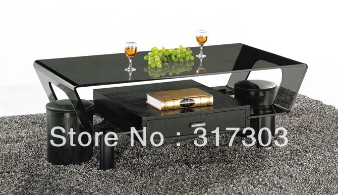 stainless steel foot, glass tea tables with drawer, round stool table, livingroom furniture,coffee table,color glass painting A2 coffee wenge wood furniture ming and qing classical mahogany tea table tea table tea table tea tables cooker