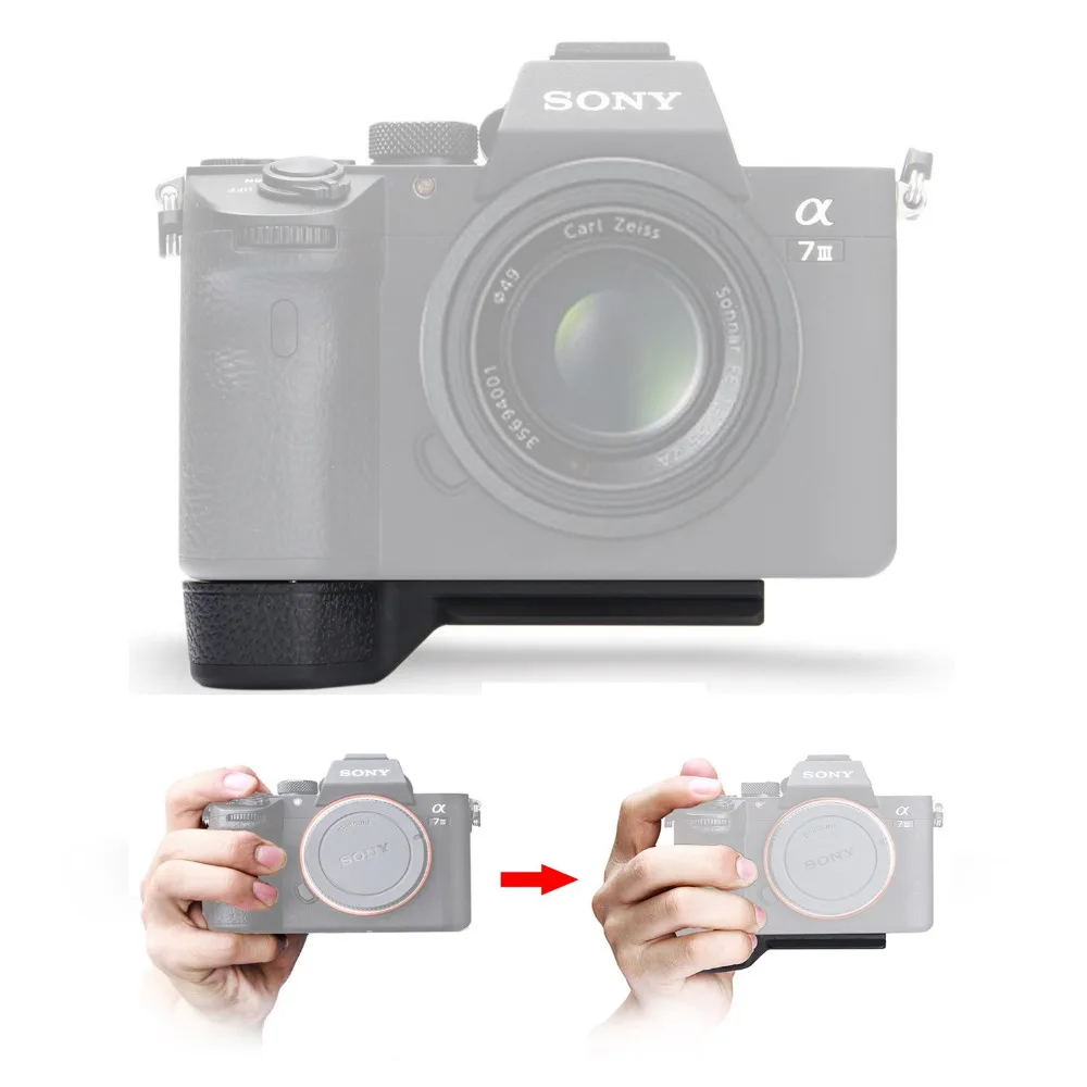  Meike MK-X1EM Metal Bracket Hand Grip for Sony GP-X1EM A9 A7MIII a7RIII a7RII a7II a7SII A7M3 a7R I